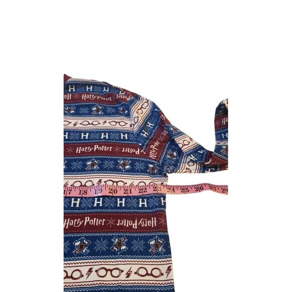 HARRY POTTER Two Piece Multi-Color Cotton Pajamas Set Size XL Comfy Lounge wear - Picture 15 of 16